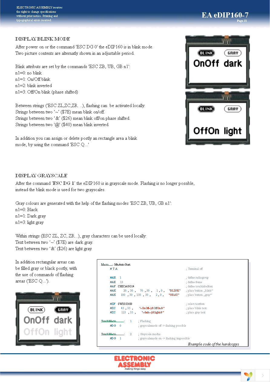 EA 0FP161-7SW Page 21